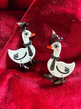 Silly Goose Earrings